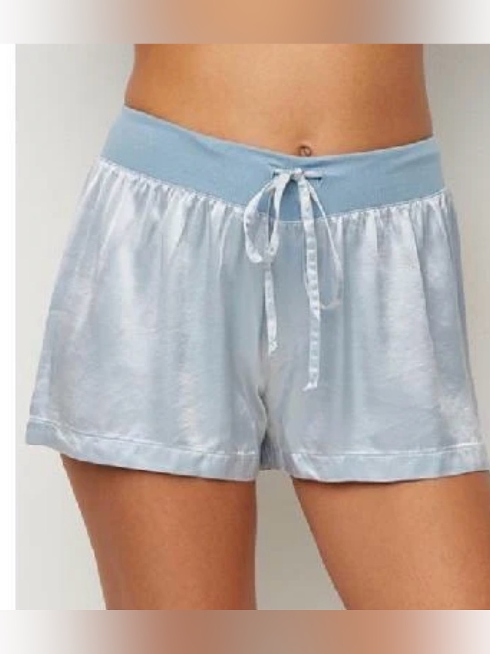 satin pj shorts